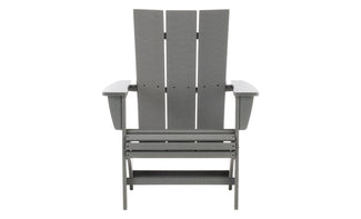 Polywood Modern Gray Curveback Adirondack 2